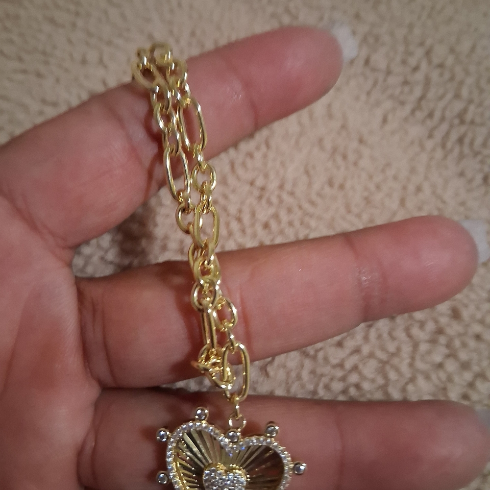 Kendra Scott Gold Heart Bracelet